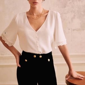 NWT Sezane Thalia Shirt